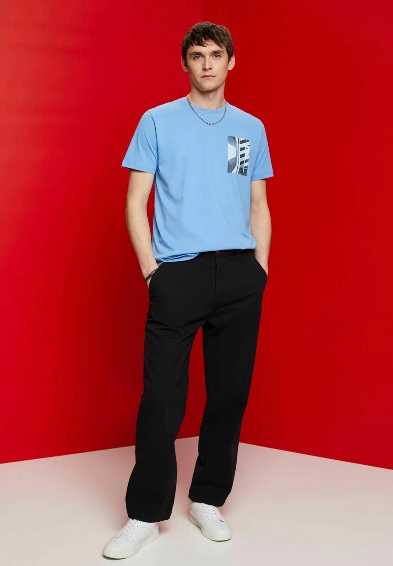 Edc By Esprit T-Shirt Print - Light Blue – Bild 6