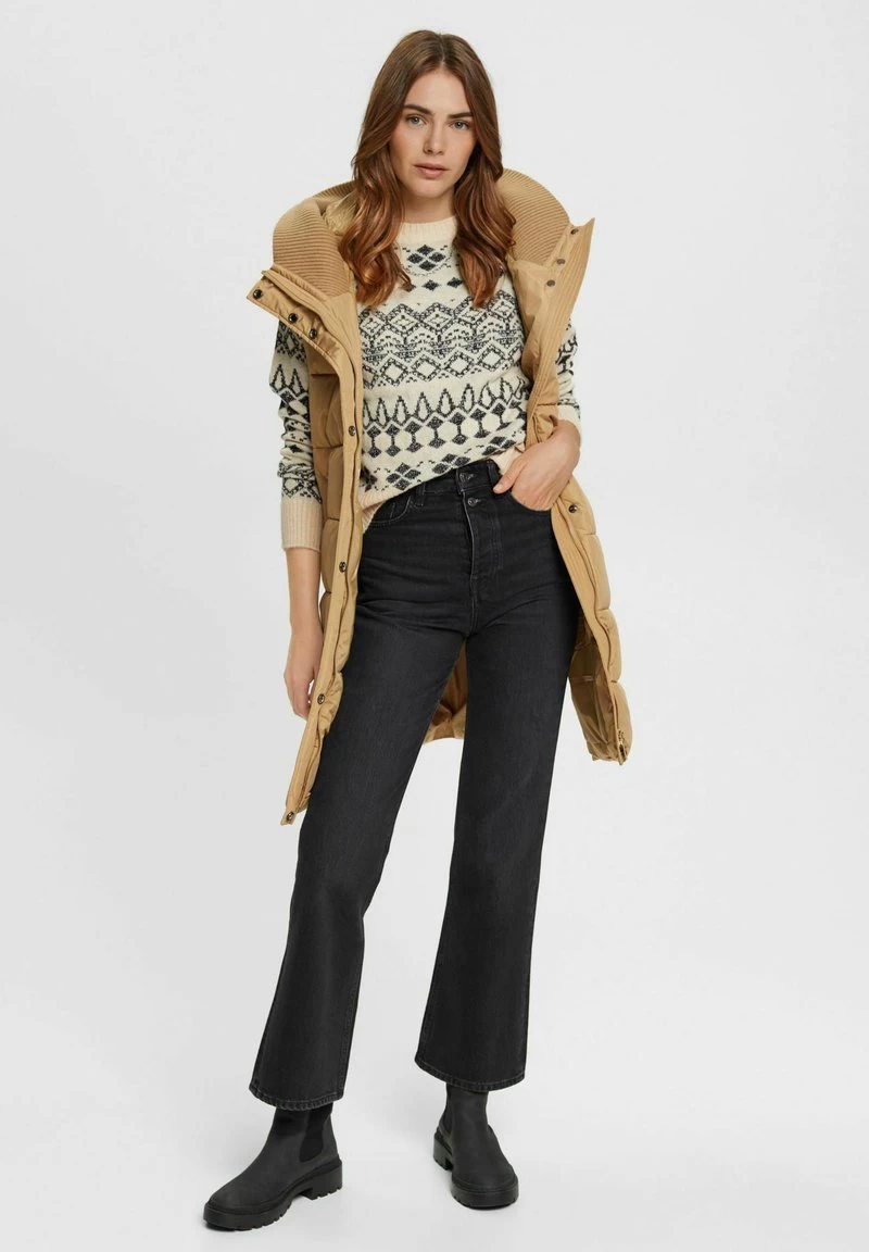 Edc By Esprit MIT GLITZEREFFEKT - Strickpullover - Beige – Bild 5