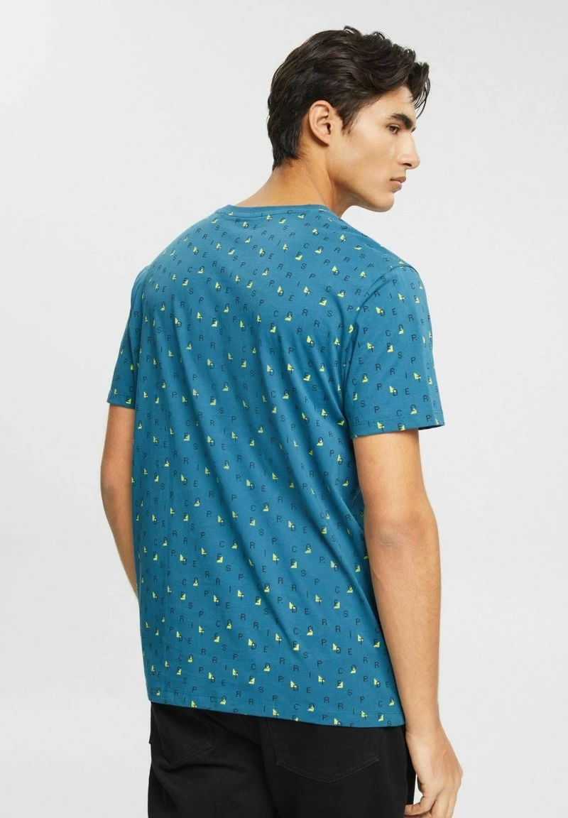 Edc By Esprit EDC REGULAR FIT - T-Shirt Print - Dark Turquoise – Bild 3