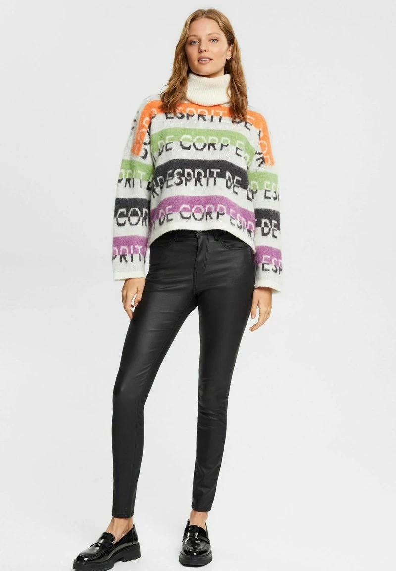 Edc By Esprit HIGH RISE - Stoffhose - Black – Bild 2