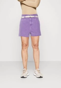 Edc By Esprit Jeans Shorts - Purple