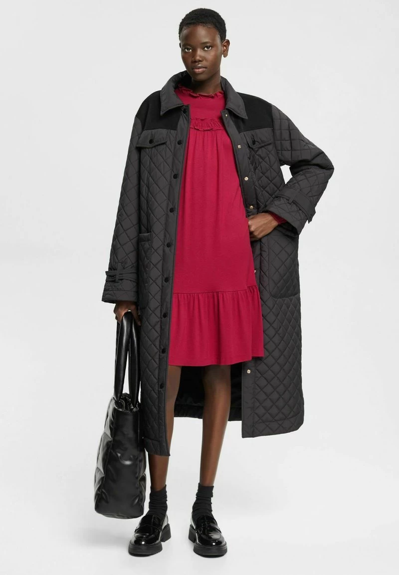 Edc By Esprit Strickkleid - Cherry Red – Bild 2