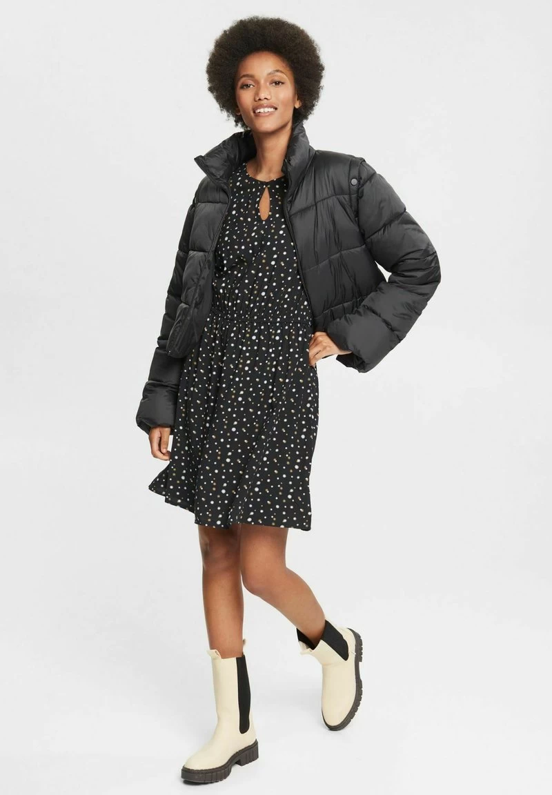 Edc By Esprit MIT ALLOVER-MUSTER - Freizeitkleid - Black – Bild 5