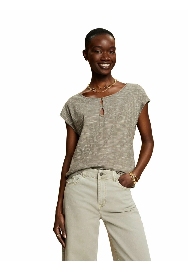 Edc By Esprit T-Shirt Print - Khaki Green