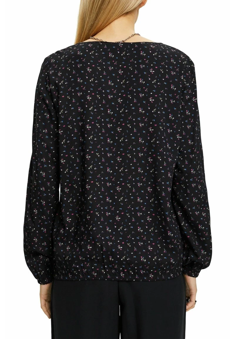 Edc By Esprit MIT MUSTER - Bluse - Black – Bild 2