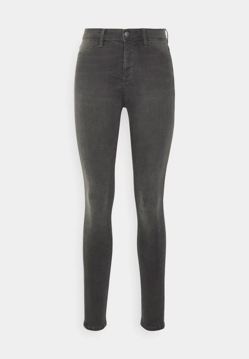 Edc By Esprit MEDIUM RISE - Jeggings - Grey Dark Wash – Bild 4