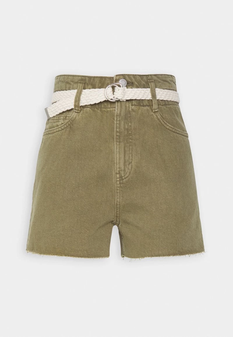 Edc By Esprit Jeans Shorts - Khaki Green – Bild 4