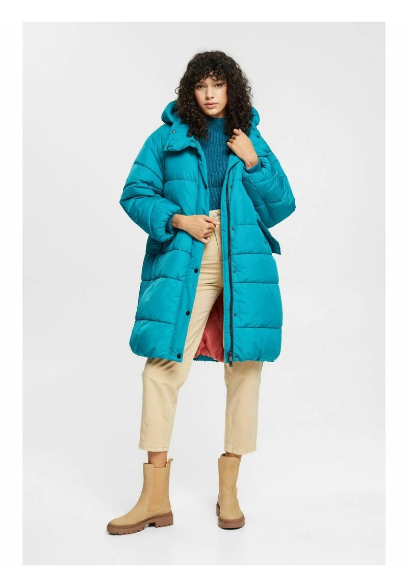 Edc By Esprit Wintermantel - Teal Blue – Bild 2