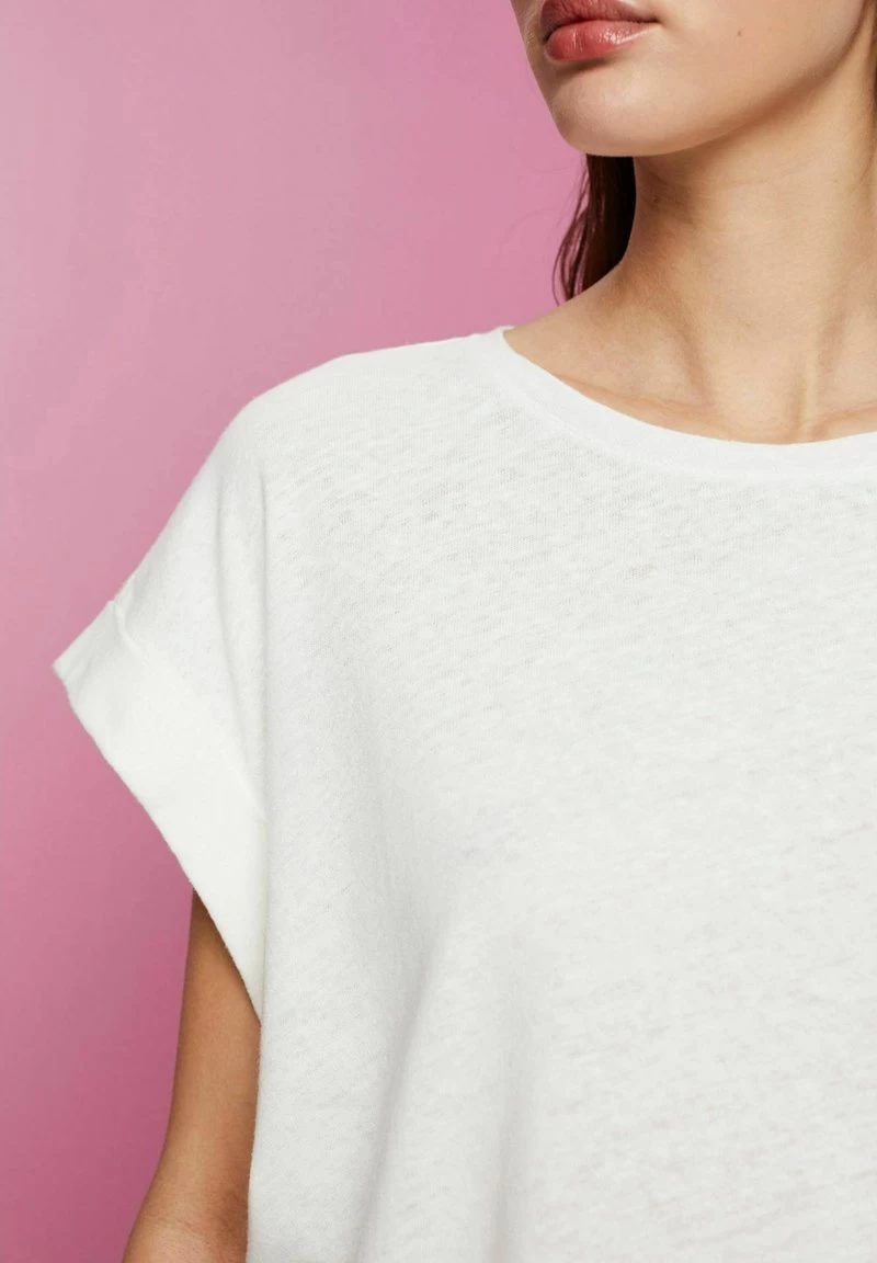 Edc By Esprit T-Shirt Basic - Off White – Bild 6
