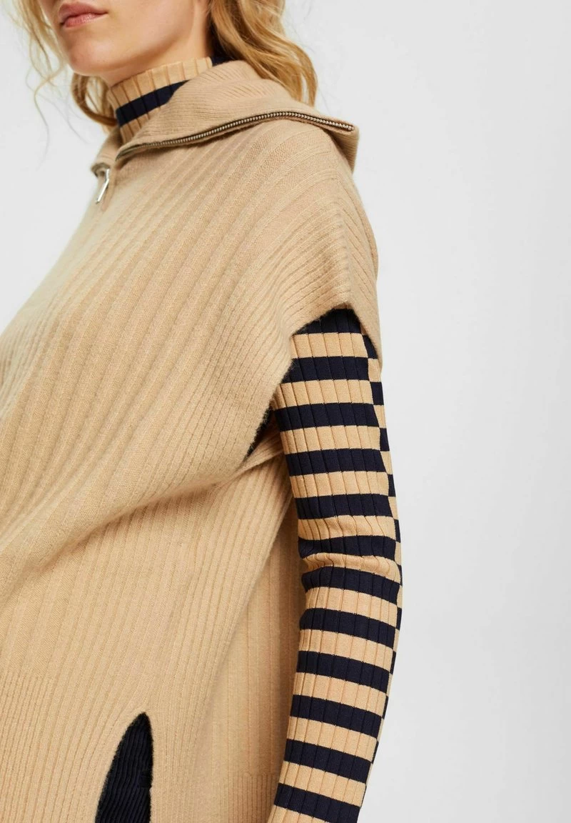 Edc By Esprit T-Shirt Print - Cream Beige – Bild 4