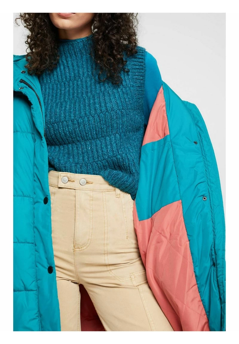 Edc By Esprit Wintermantel - Teal Blue – Bild 6
