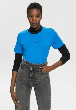 Edc By Esprit F AW - T-Shirt Basic - Blue