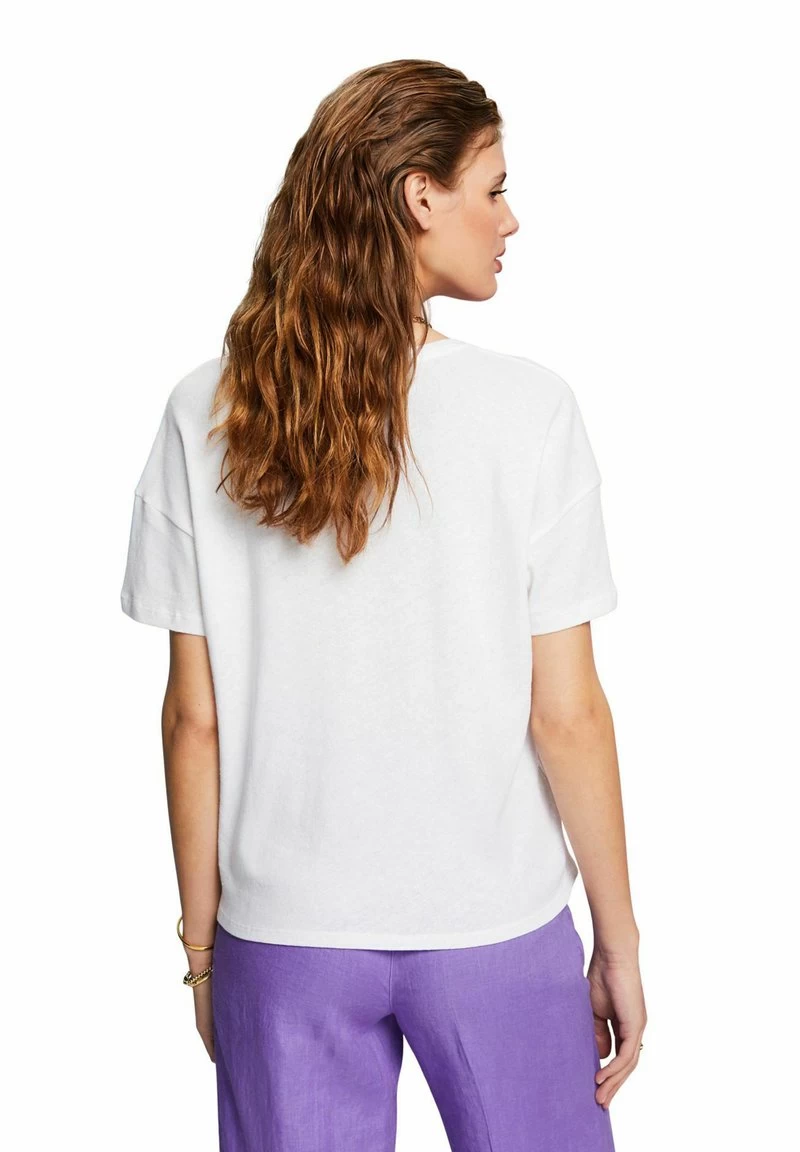 Edc By Esprit T-Shirt Basic - White – Bild 2