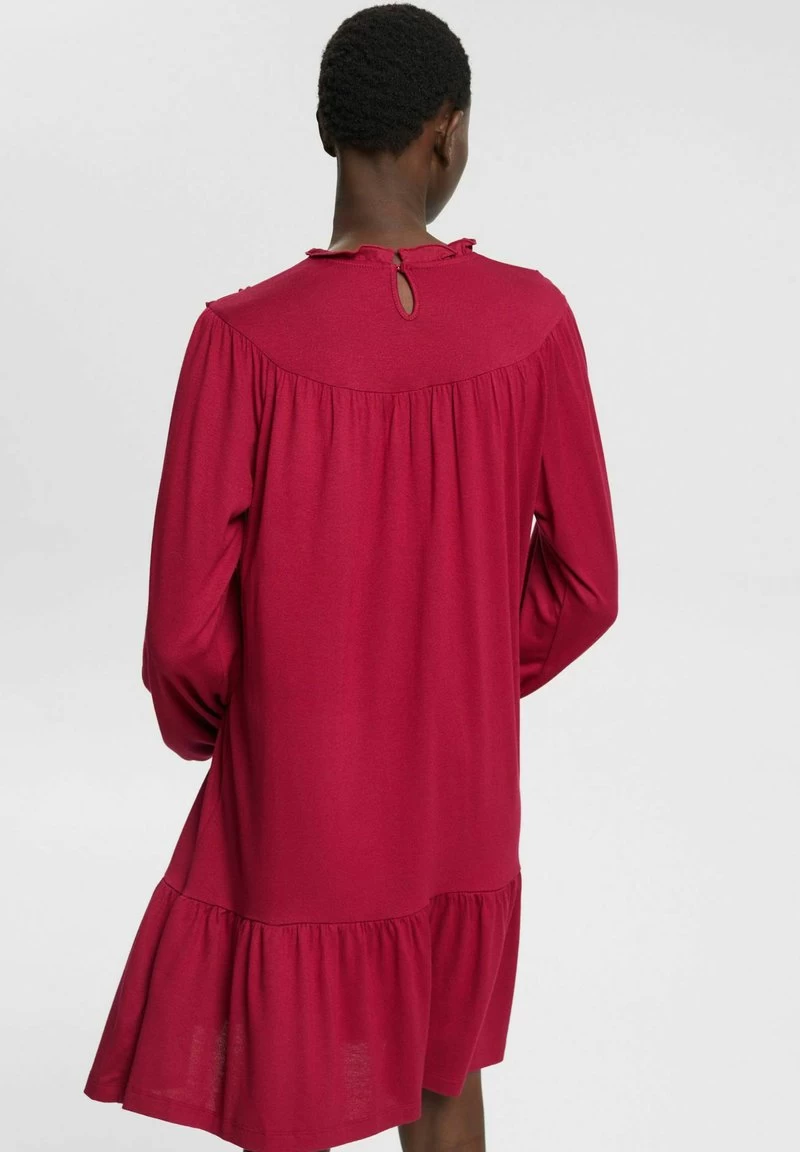 Edc By Esprit Strickkleid - Cherry Red – Bild 3