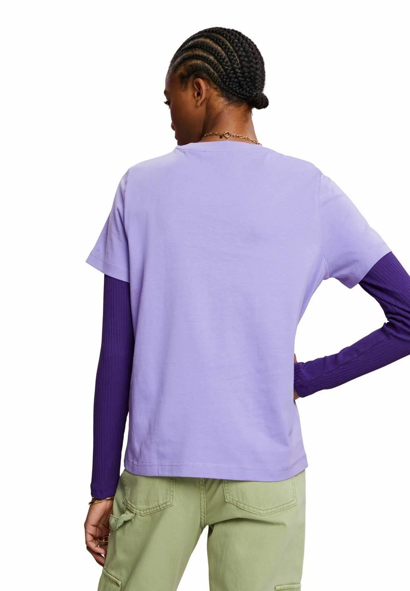 Edc By Esprit T-Shirt Basic - Purple – Bild 2