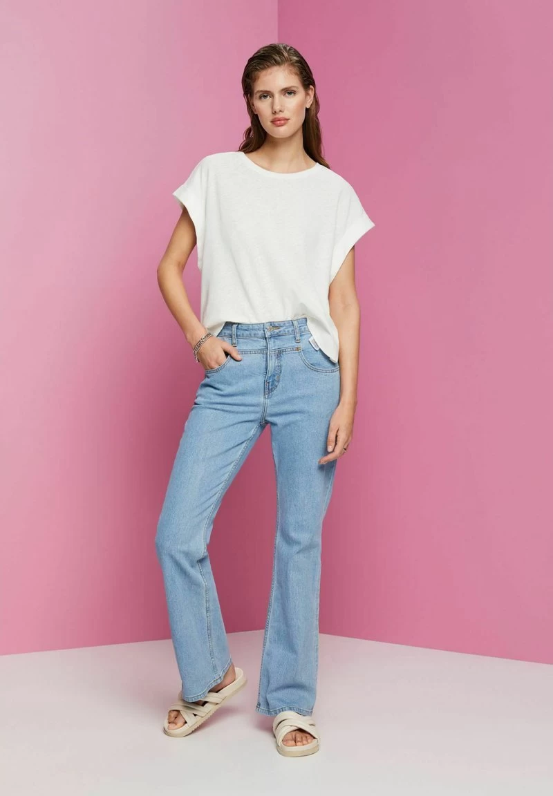 Edc By Esprit T-Shirt Basic - Off White – Bild 3