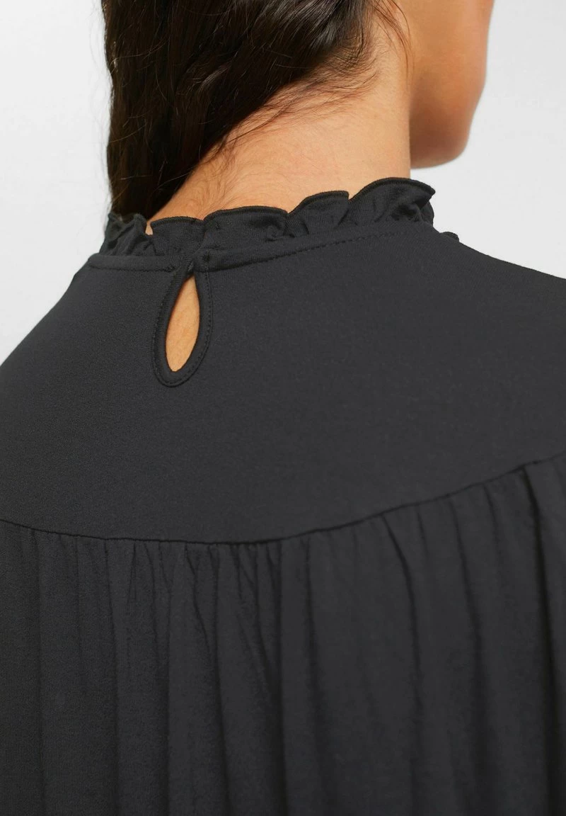 Edc By Esprit MIT GEKRÄUSELTER - Langarmshirt - Black – Bild 5