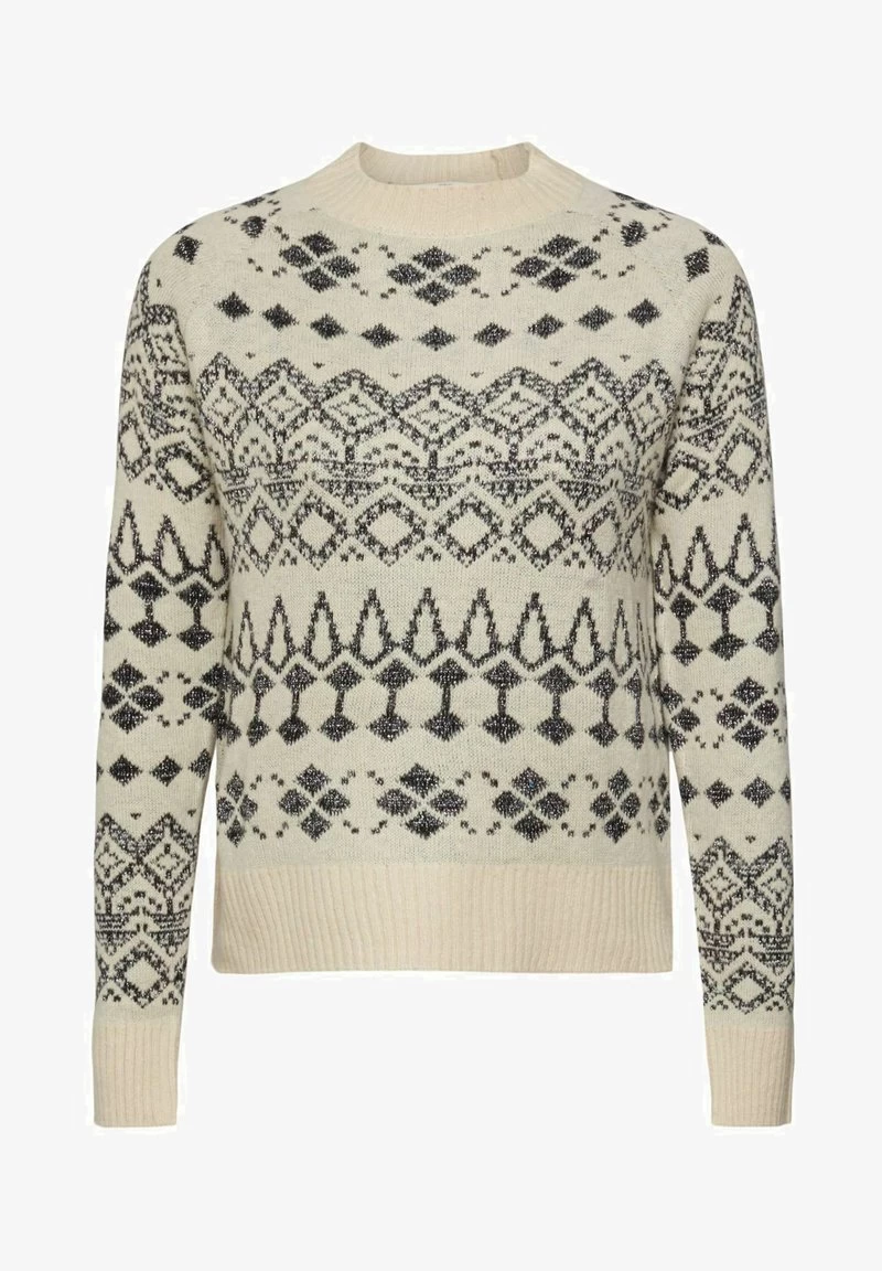 Edc By Esprit MIT GLITZEREFFEKT - Strickpullover - Beige – Bild 6