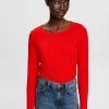 Edc By Esprit Langarmshirt - Red