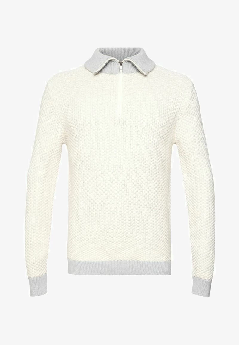 Edc By Esprit MIT KURZEM REISSVERSCHLUSS - Strickpullover - Ice – Bild 6