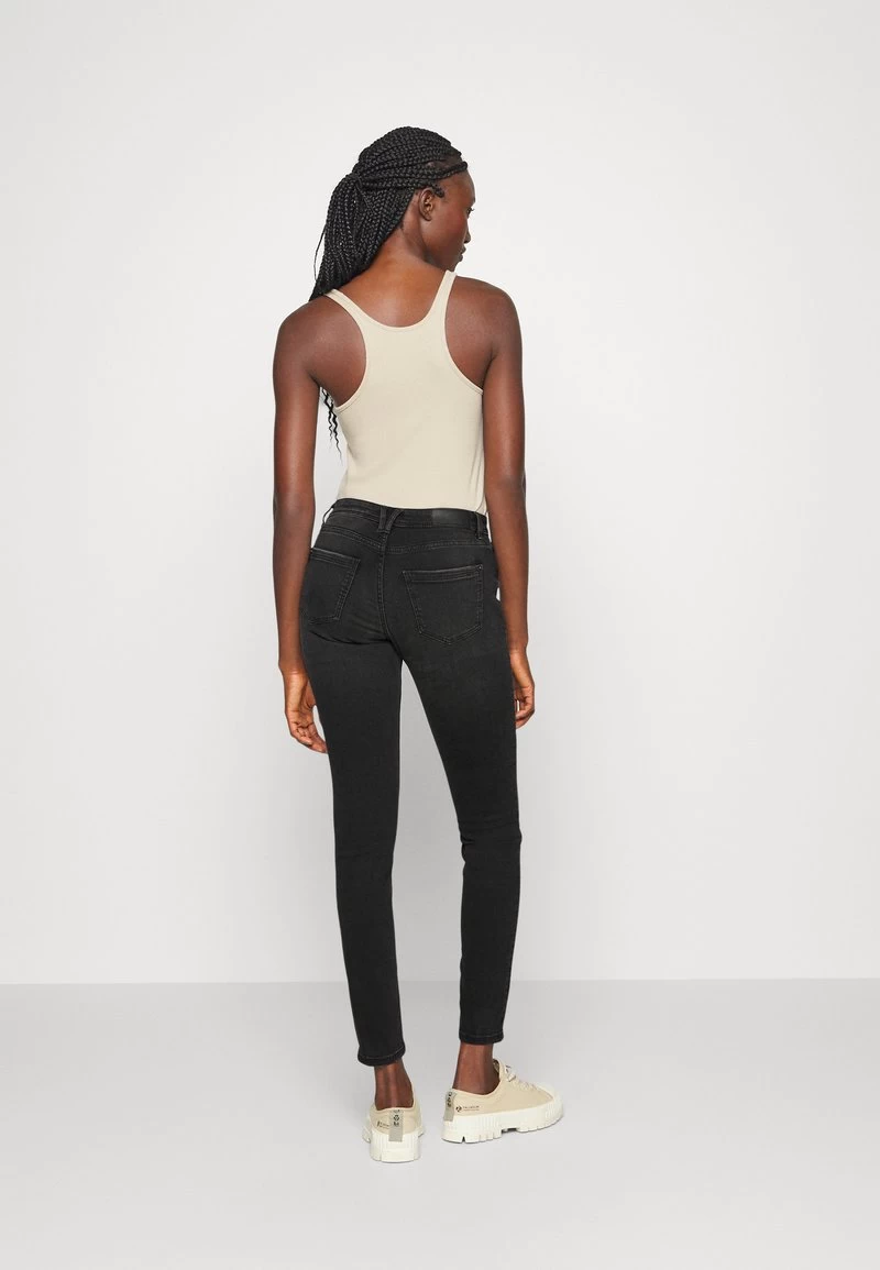 Edc By Esprit SKINNY FIT JEANS - Jeans Skinny Fit - Black Dark Washed – Bild 3