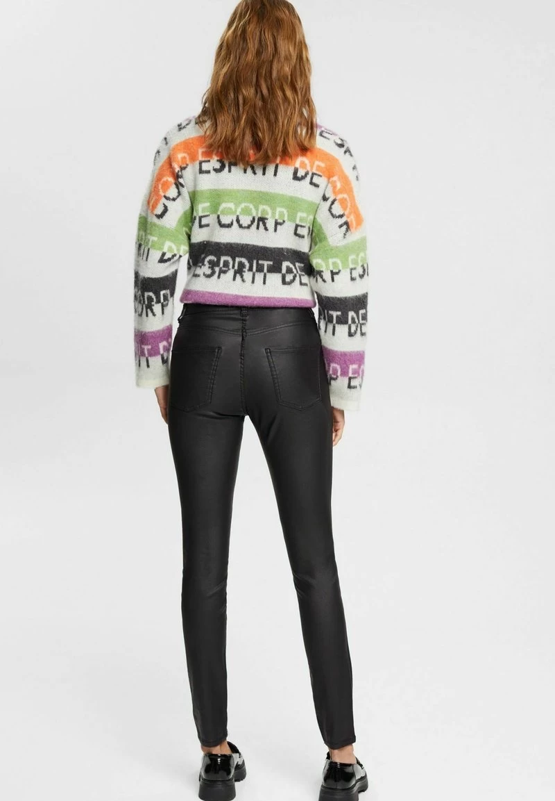 Edc By Esprit HIGH RISE - Stoffhose - Black – Bild 3