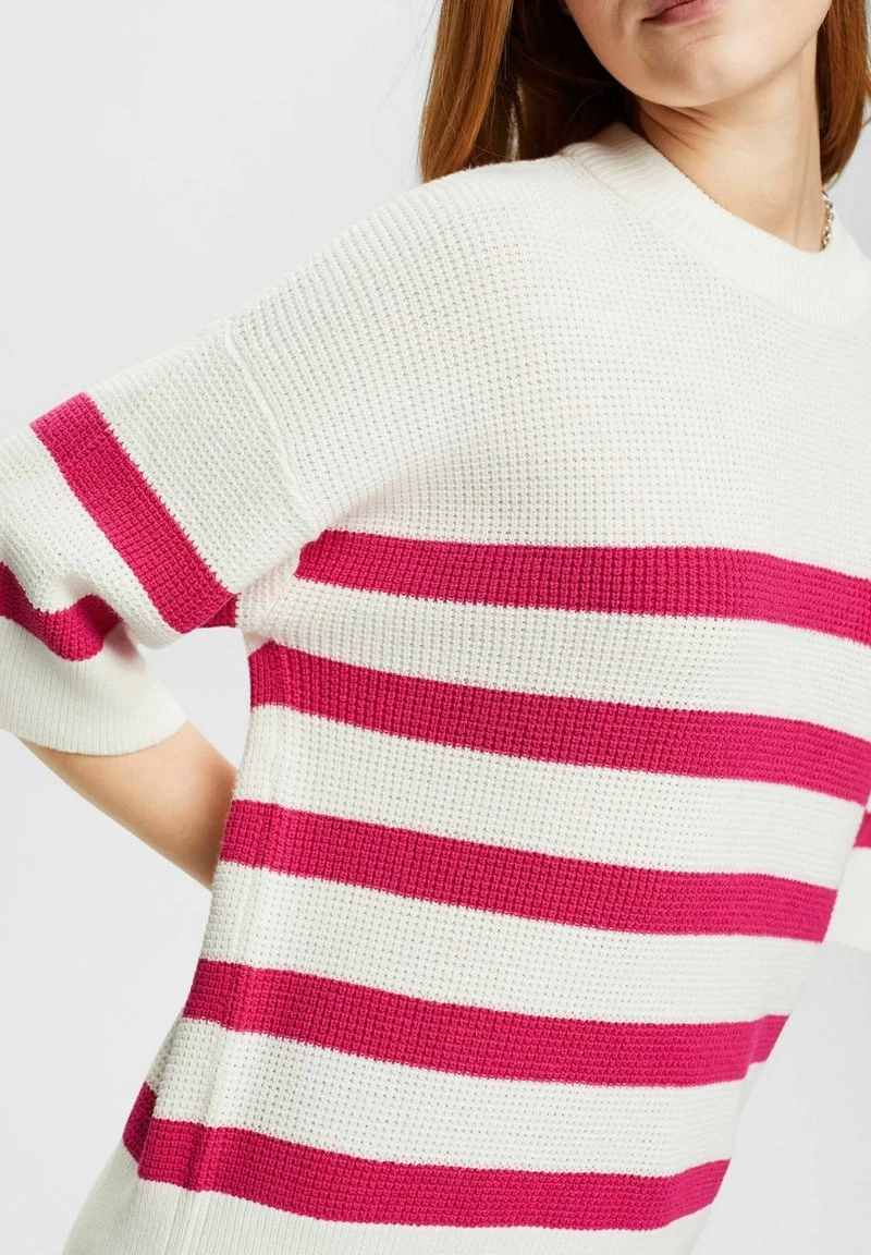 Edc By Esprit MIT CROPPED-ÄRMELN - Strickpullover - Off White – Bild 4