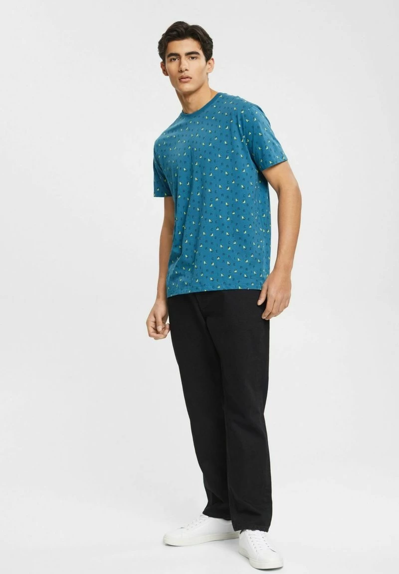 Edc By Esprit EDC REGULAR FIT - T-Shirt Print - Dark Turquoise – Bild 2