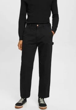 Edc By Esprit VINTAGE - Stoffhose - Black