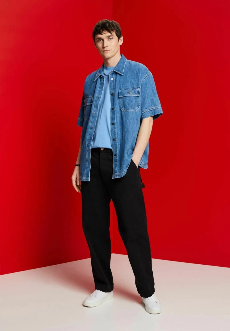 Edc By Esprit T-Shirt Print - Light Blue – Bild 3