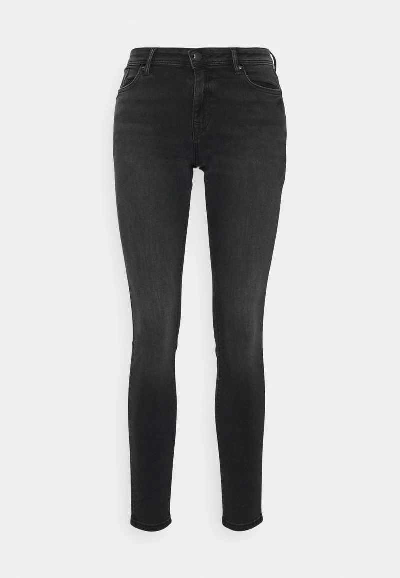Edc By Esprit SKINNY FIT JEANS - Jeans Skinny Fit - Black Dark Washed – Bild 4