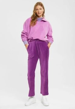 Edc By Esprit MIT ZIPKRAGEN - Fleecepullover - Lilac