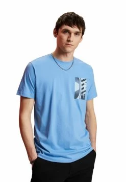 Edc By Esprit T-Shirt Print - Light Blue