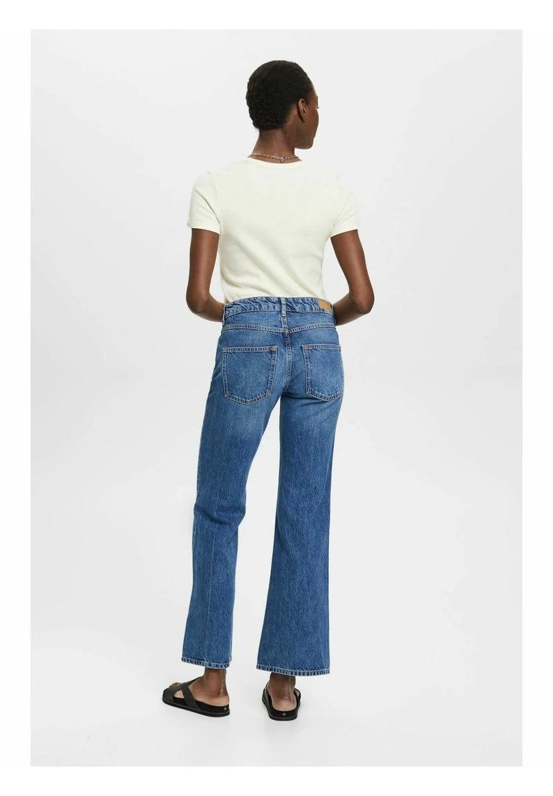 Edc By Esprit RETRO - Flared Jeans - Blue Dark Washed – Bild 3