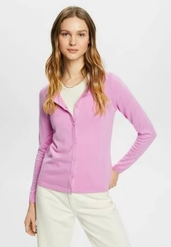 Edc By Esprit BASIC CREWNECK - Strickjacke - Lilac