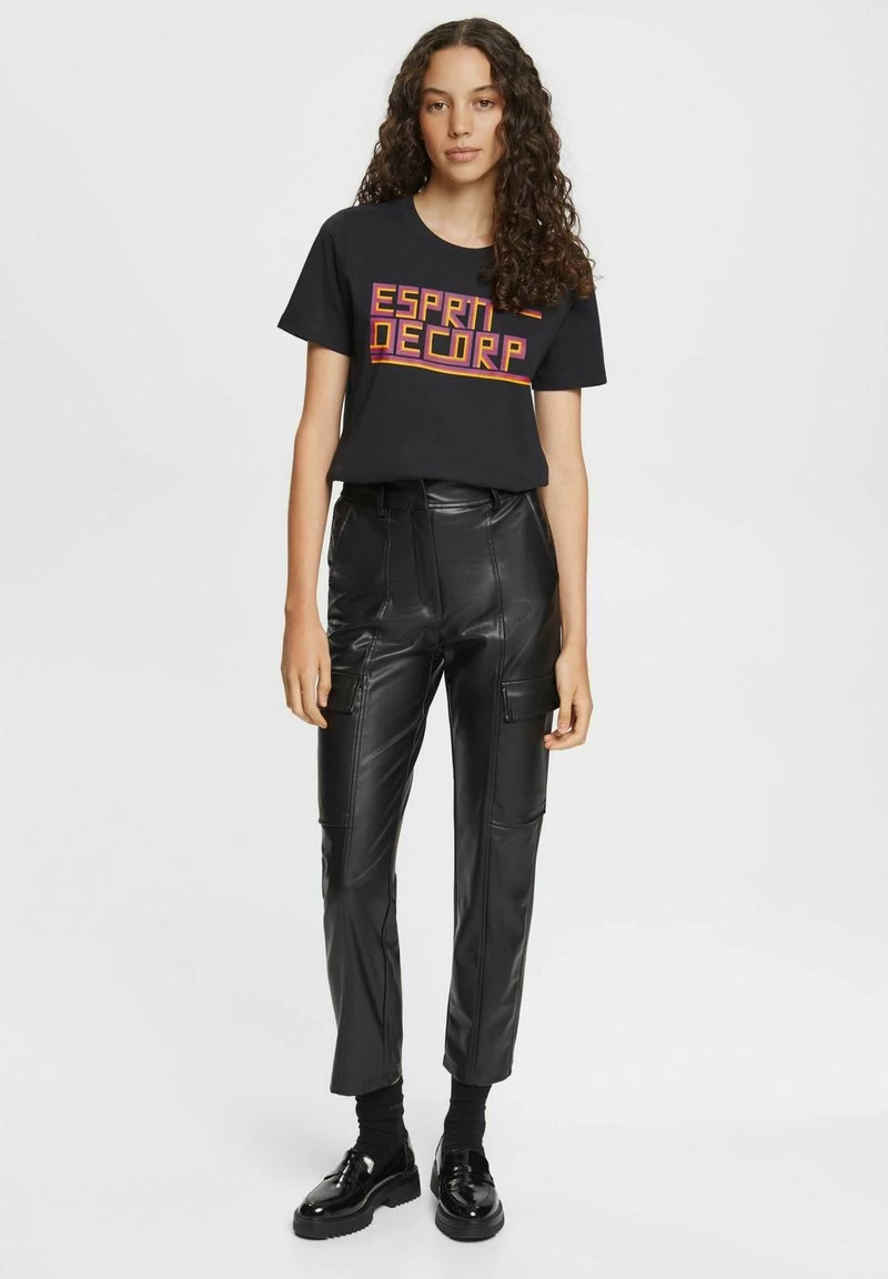 Edc By Esprit T-Shirt Print - Black – Bild 5