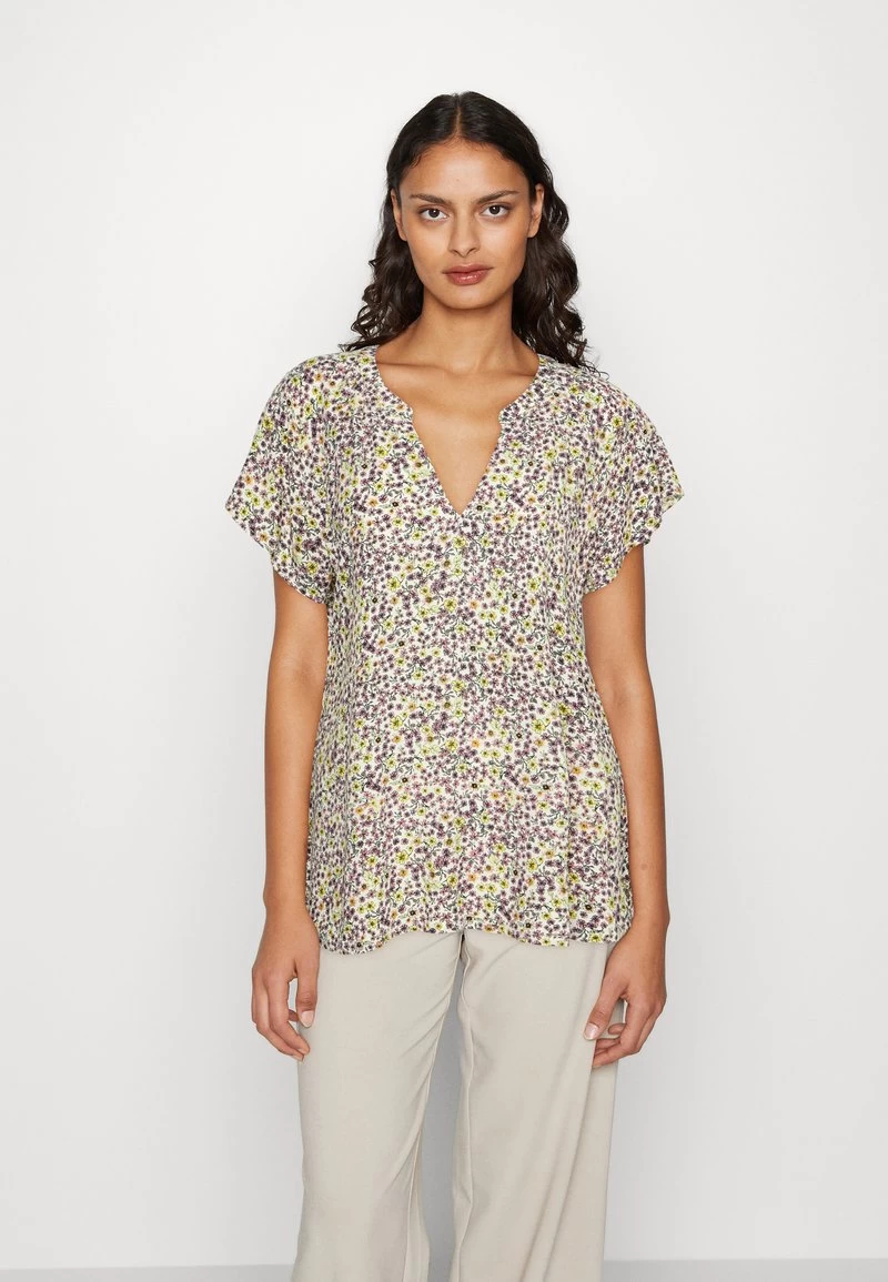 Edc By Esprit BLOUSE - T-Shirt Print - Off White