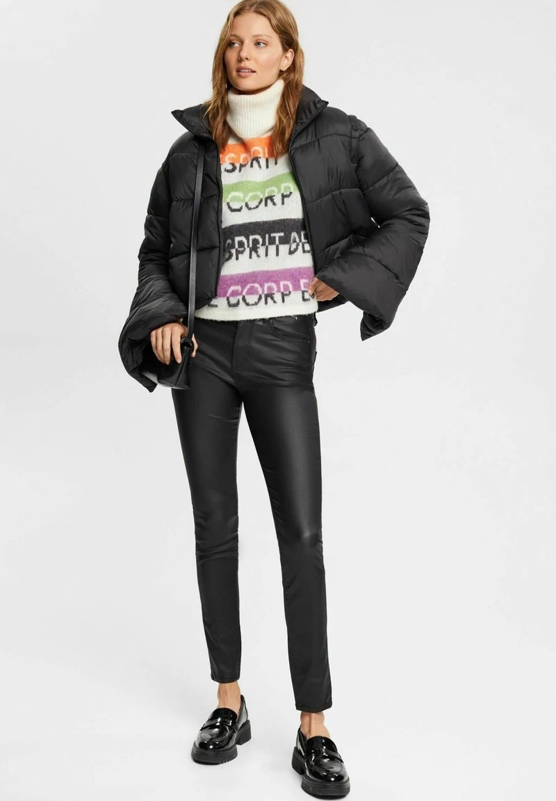 Edc By Esprit HIGH RISE - Stoffhose - Black – Bild 5