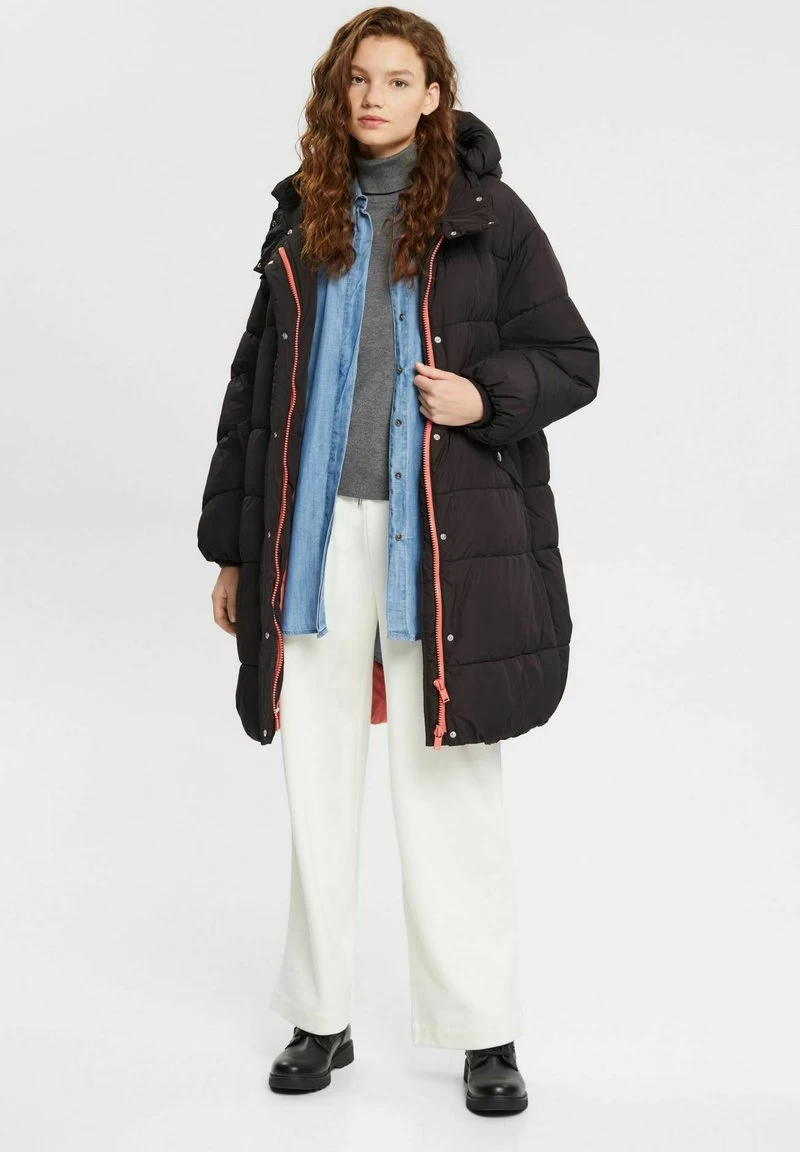 Edc By Esprit Wintermantel - Black – Bild 2