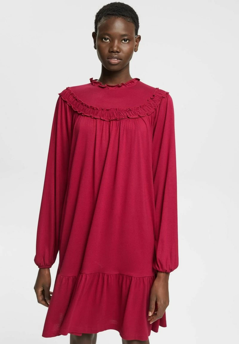 Edc By Esprit Strickkleid - Cherry Red