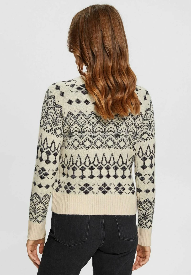Edc By Esprit MIT GLITZEREFFEKT - Strickpullover - Beige – Bild 3
