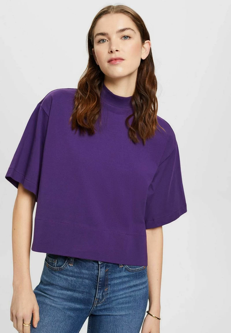 Edc By Esprit T-Shirt Basic - Dark Purple