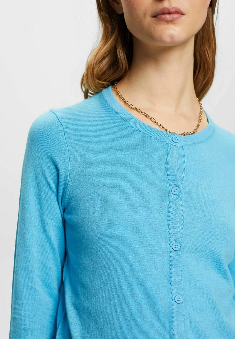 Edc By Esprit BASIC CREWNECK - Strickjacke - Turquoise – Bild 4