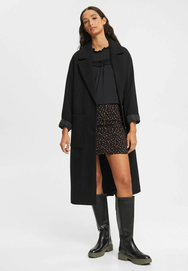 Edc By Esprit MIT GEKRÄUSELTER - Langarmshirt - Black – Bild 2