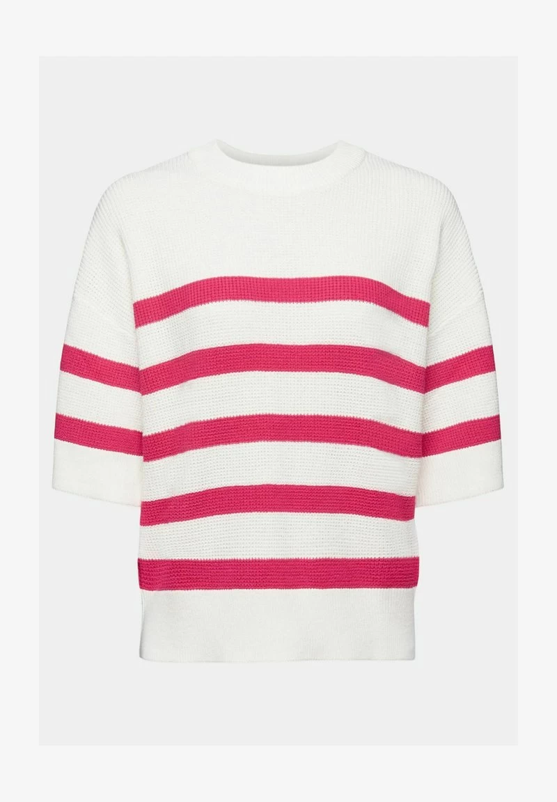 Edc By Esprit MIT CROPPED-ÄRMELN - Strickpullover - Off White – Bild 6