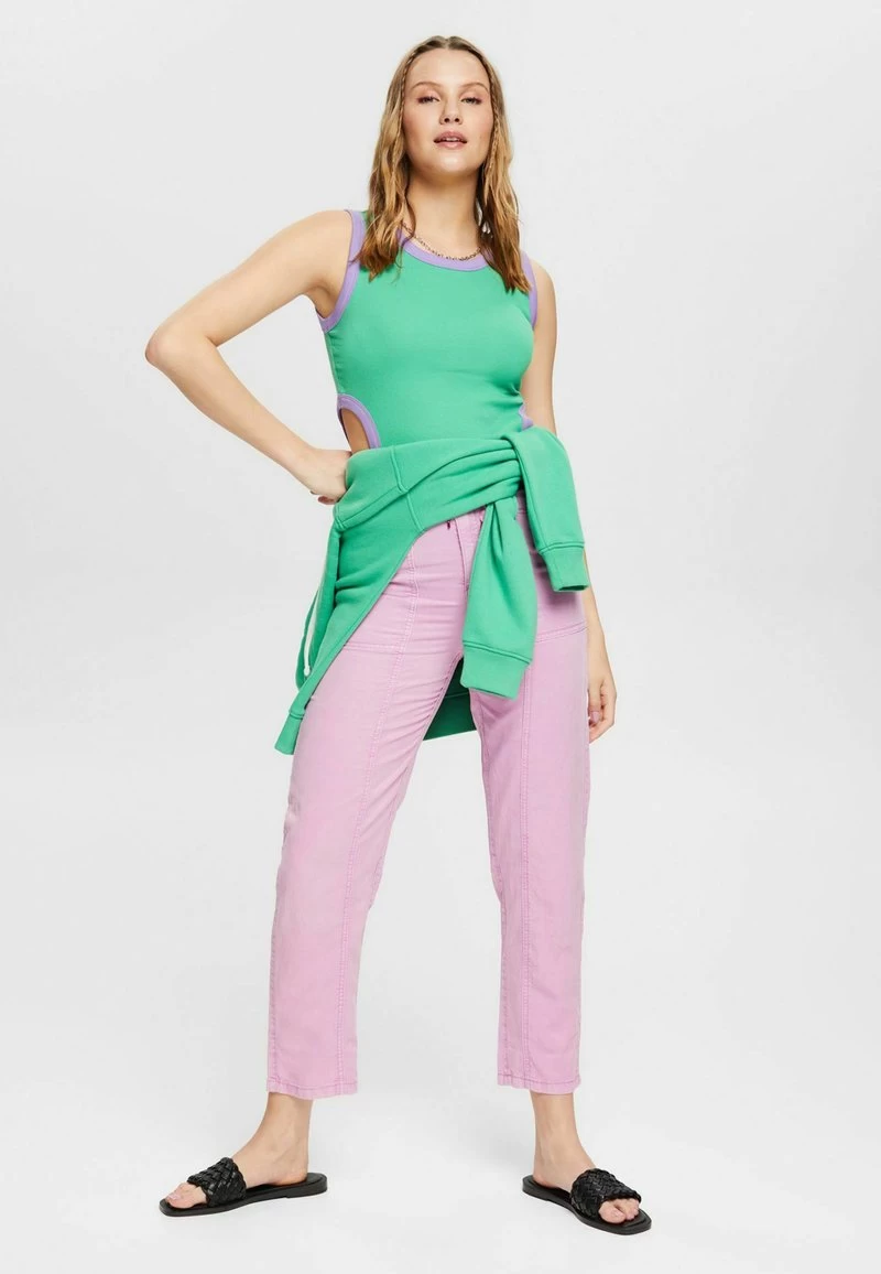 Edc By Esprit MIT CUT-OUTS - Top - Green – Bild 5