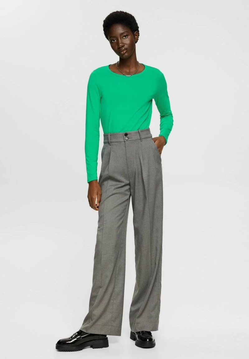 Edc By Esprit Langarmshirt - Light Green