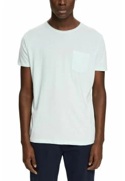 Edc By Esprit RECYCELT MELIERTES - T-Shirt Basic - Light Green