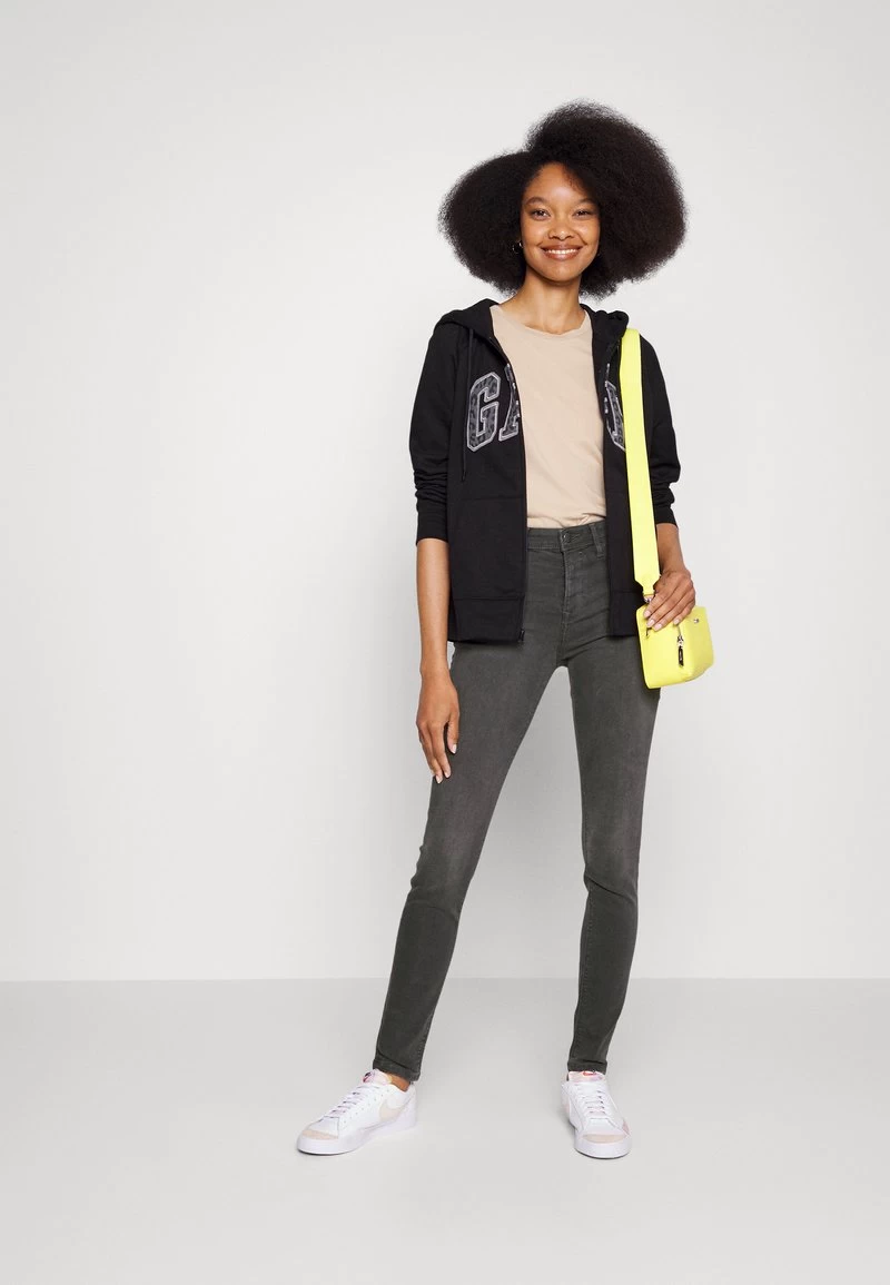 Edc By Esprit MEDIUM RISE - Jeggings - Grey Dark Wash – Bild 2