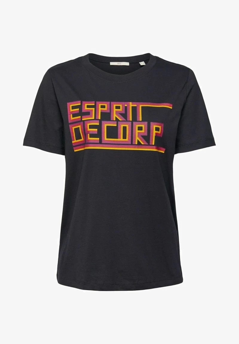 Edc By Esprit T-Shirt Print - Black – Bild 6